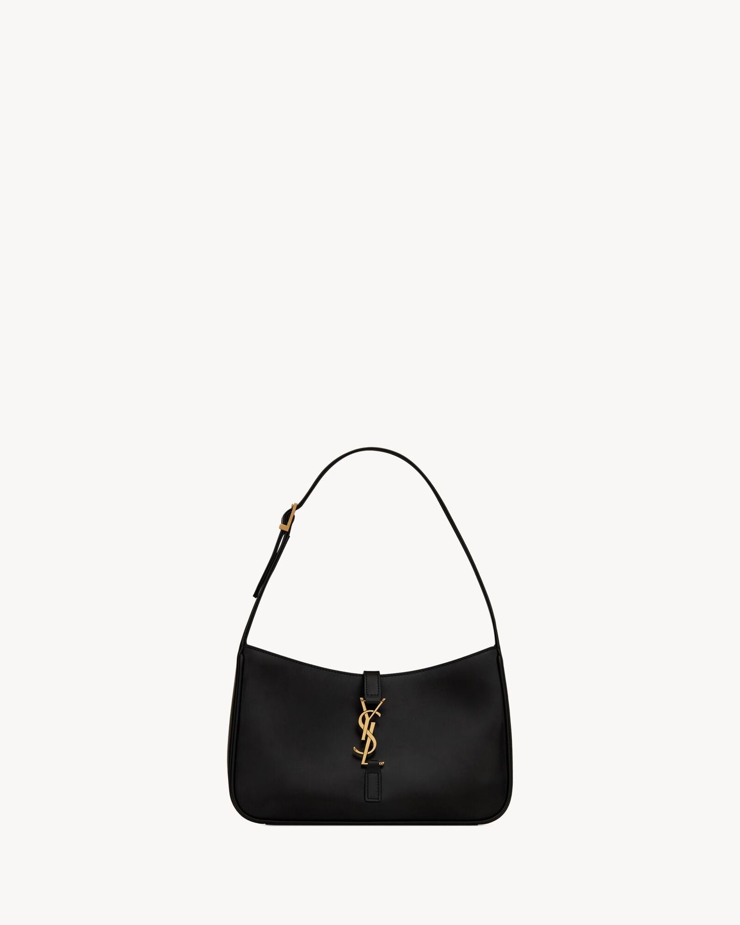 YL - Le 5 à 7 Patent Leather Hobo – Burgundy Elegance